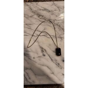 925 stamped chain with sterling silver cross pendant